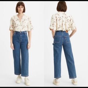 Levi’s | Ribcage Straight Ankle Utility Jeans Size 27 Nine to Five Wash